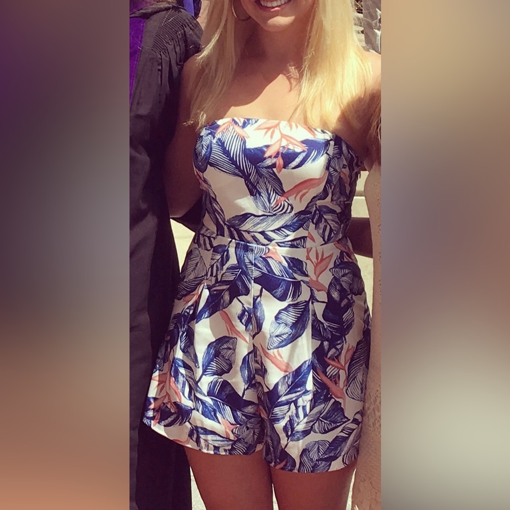 Strapless Romper